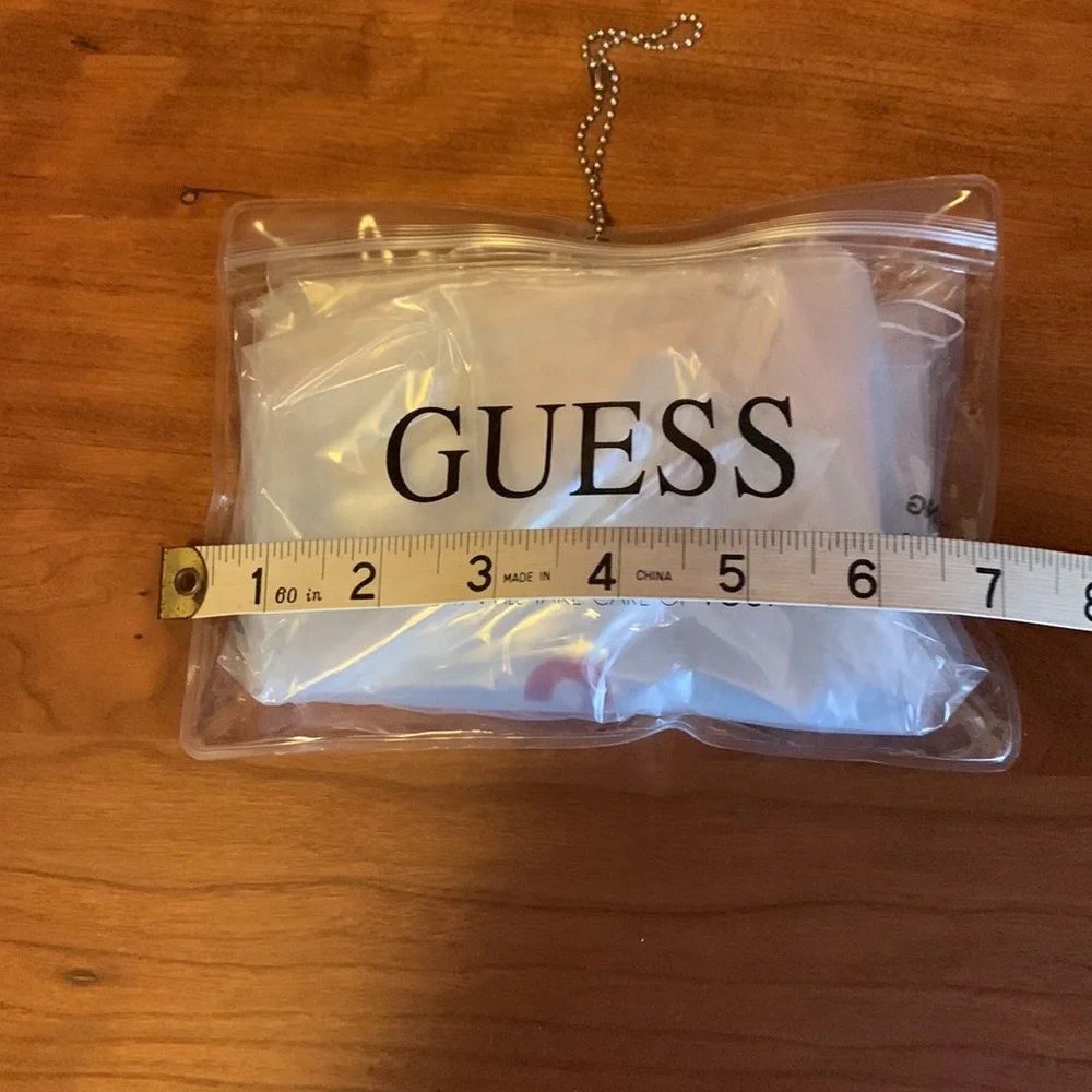 GUESS plastic garment cover